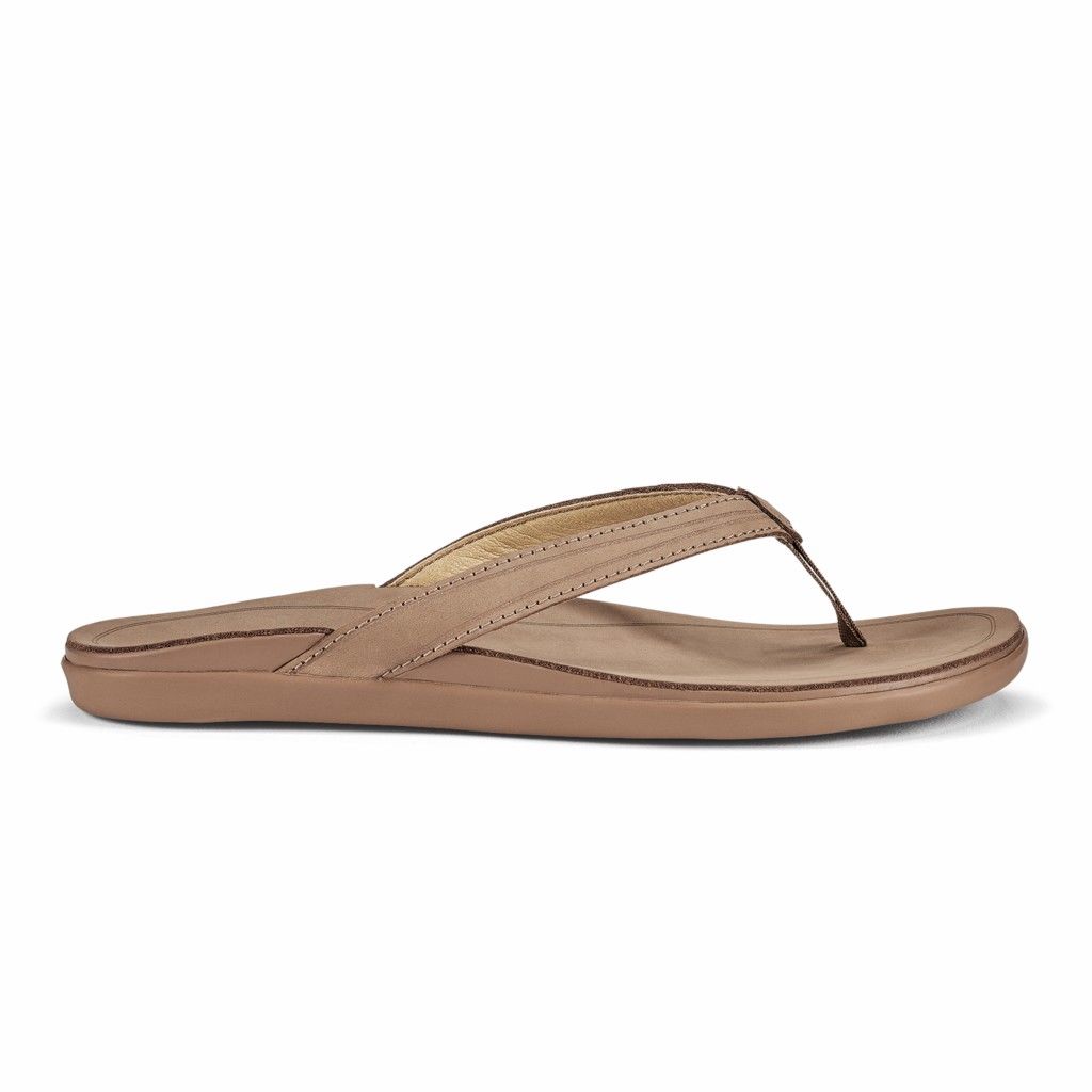 Sandalias Olukai ‘Aukai - Chanclas Mujer Cafes 20045-792